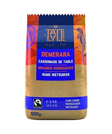 Tate & Lyle Demerara Cane Sugar 500g x 2 bags Imported from UK