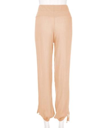 Shop Y2K Women s Parachute Pants | Vintage Cargo Pants & Baggy Streetwear | 90s E-Girl Style in 08-Beige XXL - Buy Online on GoSupps.com