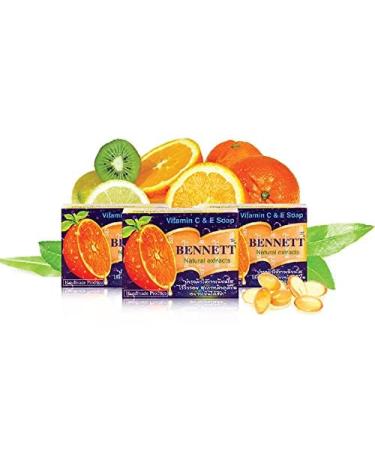 Buy Bennett Vitamin C&E Soap - Natural Thai Extracts 130g | Best International Shipping - Buy Online on GoSupps.com