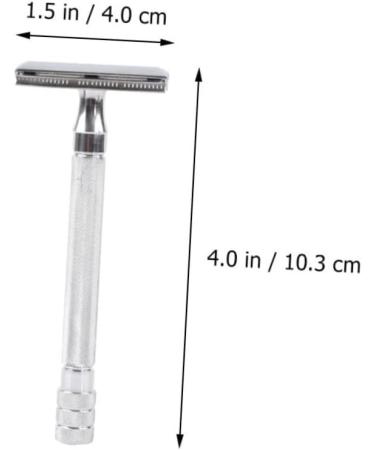 Angoily 3 Sets Manual Razor & Travel Bottles | Silicone Mustache & Double-Sided Face Razor - Durable & Portable - Buy Online on GoSupps.com