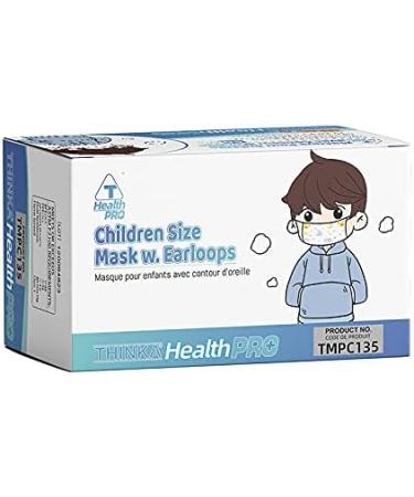 THINKA CHILDREN SIZE MASK W. Earloops (50pcs) ASTM L1 Approved Face Mask - Buy Online on GoSupps.com