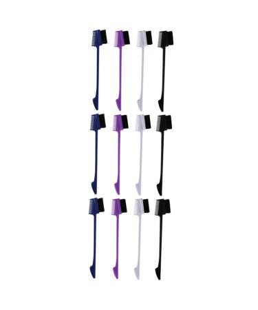 Mipcase Lash Tools 12 Pcs Styling Tool Eyelash Comb Brush Eyelash Grooming Brush Folding Makeup Mascara Eyelash Tool Eyebrow Eyelash Brush Black Eyebrow Brush Tools Applicator Small