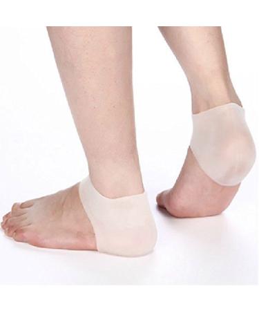 Anhua 1 pair of silicone-gel-dersen protection moisturizing for cracked feet for pain relief anti-crack formation pillow (white) of healtheverday
