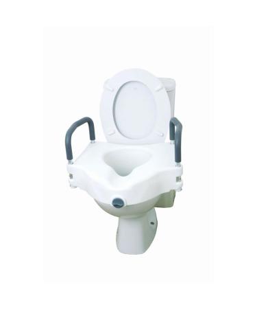 Drive DeVilbiss Healthcare Elevated '2 in 1' Toilet Seat with Removable Arms