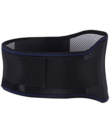 Support belt for the lower back for pain relief prevention of injuries herniated disc self-heating lumbar support waist/abdominal support (Sch black M