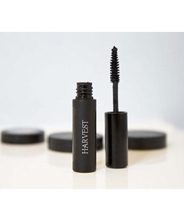 Harvest Natural Beauty Lengthening Organic Mascara - 100% Natural & Certified Organic - Vegan & Cruelty-Free - Non-toxic - Black Mascara - Buy Online on GoSupps.com