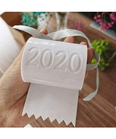 YOO 2PCS Christmas Funny 2020 Christmas Ornaments Toilet Paper Ornament (Toilet Paper) - Buy Online on GoSupps.com