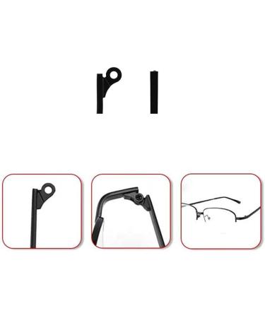 Qyajs Metal Replacement Glasses - Clear Legs Brackets Screws & 3-in-1 Screwdriver | International Shipping - Buy Online on GoSupps.com