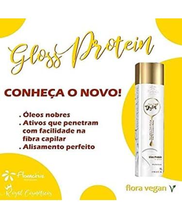 FLORACTIVE Vegan Gloss Protein Extreme 1L Brazilian Keratin Treatment | One Step Nanoplastia | Progressive Brush Straightening | Smoothing System | Volume Reducer | Free $30 Gifts - Buy Online on GoSupps.com