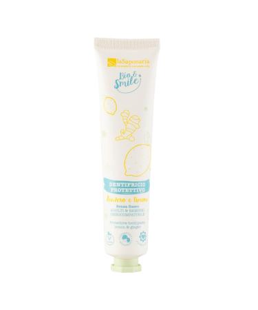 LA SAPONARIA Prot ge-dents homocompatible pour adultes et enfants - Gingembre et citron - 75 ml