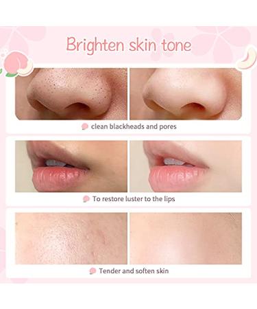 Peach Exfoliating Body Scrub | Ultra Hydrating & Gentle Face & Body Exfoliator | Remove Dead Skin & Minimize Pores - Essential Skin Care for All - Buy Online on GoSupps.com