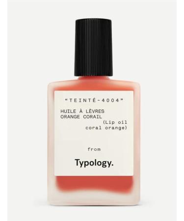Typology Tinted Lip Oil - Shade 4 Coral Orange & Complimentary Sheet Masque