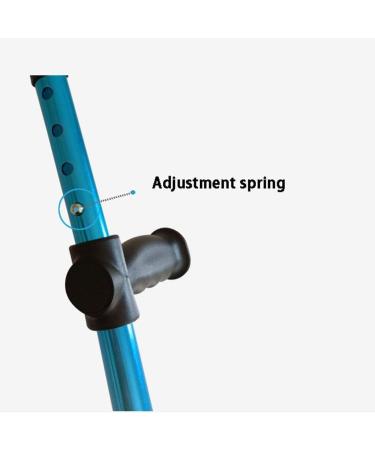 Crutches for Adults Underarm Collapsible Cane Underarm Aluminum Alloy Crutches Great for Travel or Work Lucky Star - Buy Online on GoSupps.com