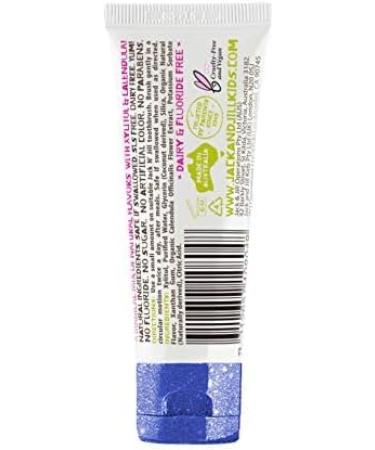 Jack N' Jill Natural Kids Toothpaste - Strawberry & Bubble Gum 2 Pack - Organic, Gluten Free, Vegan, BPA Free - Fun Toothbrushing for Kids - Buy Online on GoSupps.com