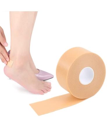 2 Rolls of Heel Toe Protector Pads Anti-wear Foot Care Sticker Blister Prevention Foam Padding Bandages Heel Bandaids for Runners Toes Finger Heel Shoes