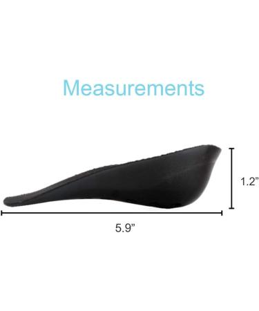 2 Right 3/4 Inch Inside Socks Heel Cushions for Leg Length Discrepancies - Sold Individually - Buy Online on GoSupps.com