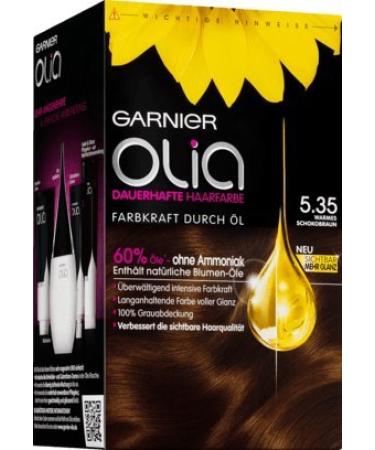 Garnier - Olia - Permanent hair color - Warm chocolate brown 5.35 - 1 piece