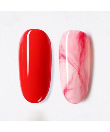 7.3ml DIY Manicure Tool Transparent Phototherapy Nail Lacquer Watercolor Ink Blooming Gel Nail Polish Soak Off - (Color: 6)