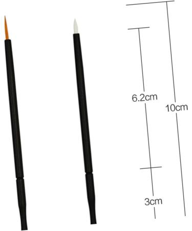 FRCOLOR 100pcs Make up Kit White Liquid Eyeliner Disposable Eyeliner Applicator Soft Head Eye Shadow Brush 15cmX10cm Orange - Buy Online on GoSupps.com