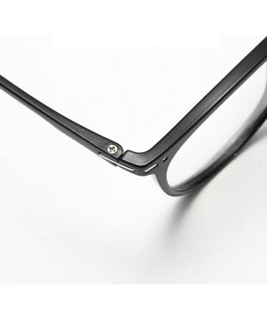 Parwana Anti-UV Reading Glasses | Blue Light Blocking Round Presbyopia Glasses | Flat Light Mirror Gray +0.00 - Buy Online on GoSupps.com