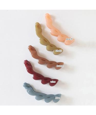 Buy Ifundom Banana Clips - 5 Pack Hair Clamps for Thick Hair | Well-Holding Ponytail Holders in 5 Colors for Girls & Women - International Shipping - Buy Online on GoSupps.com