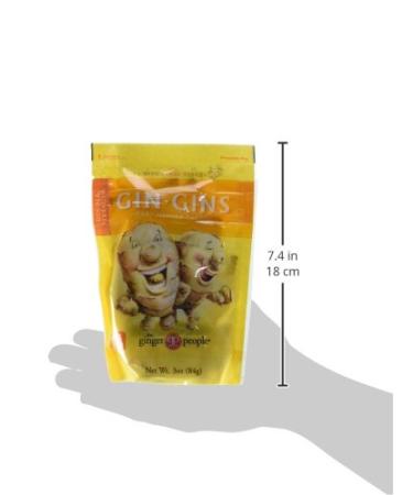 The Ginger People Gin Gins Hard Ginger Candy Double Strength 3 oz (84 g) - Buy Online on GoSupps.com
