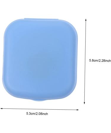 Solustrie Travel Size Contact Lens Container with Mirror | Eye Lens Storage Box & Solution Holder | Perfect for International Shipping - Buy Online on GoSupps.com