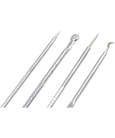 Piuruf Acne Needle Set - 4 Stainless Steel Tools for Blackhead Removal & Pore Cleaning | Effective Skin Care | Australia Size - Buy Online on GoSupps.com