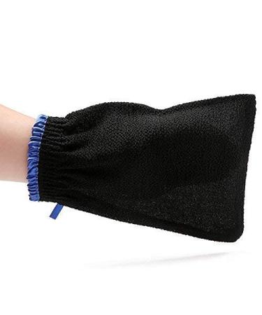 Premium Exfoliating Gloves Set for Men and Women - Dead Skin Remover for Bath, Shower, Sauna, Hammam - Improves Blood Circulation - Self Tan Removal Mitt - Buy Online on GoSupps.com