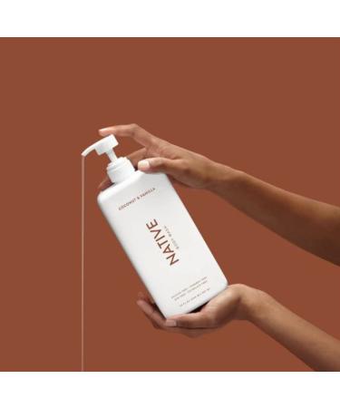 Natural Body Wash for Women & Men | Sulfate, Paraben, & Dye Free | 36 oz Pump Bottle | Coconut & Vanilla Scent - Buy Online on GoSupps.com
