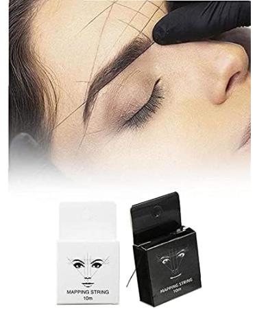 Eye Brows Point Thread Box Eyebrow Mapping String Marking Line Tool 10m White Durable and Useful - Buy Online on GoSupps.com