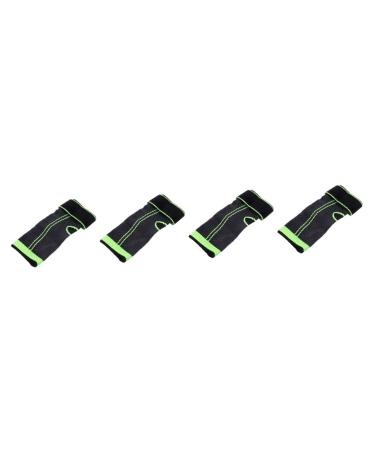 Mobestech 4 Pairs Foot Straps Guard Plantar Brace Socks Adjustable Ankle Brace Elastic Ankle Support Ankle Glove Ankle Protector Xl Breathable Cover Fitness Absorb Sweat Nylon