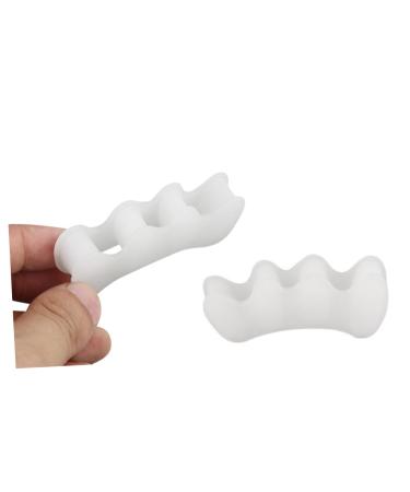 FRCOLOR Gel Foot Separator for Hallux Relief | Bunion Sleeves Spacers & Cushions - Medium White - Buy Online on GoSupps.com