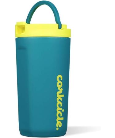 Corkcicle Kids Tumbler 12 oz - Triple Insulated Stainless Steel Travel Mug, Easy Grip, Non-Slip Bottom - Keeps Beverages Cold for 18 Hours, Hot for 3 Hours, Electric Tide - Buy Online on GoSupps.com