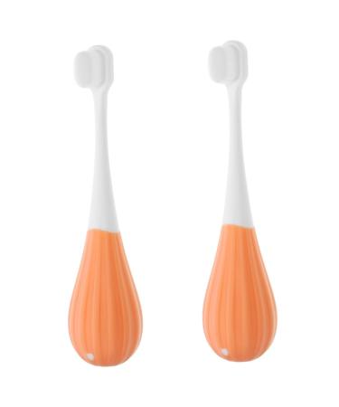 Minkissy 2st children's toothbrush toothbrush for children teeth brush children mouth hygiene bulk toothbrushes tooth for children sweet toddler brush handbook hot air balloon accessories brush pbt 1 piece (1 Pack) as shown