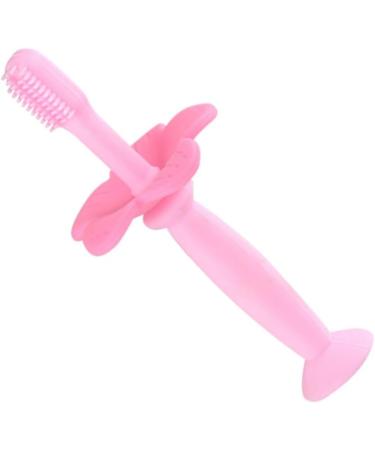 Tovinanna 2 Pack Silicone Children s Toothbrushes - Safe & Soft Baby Training Toothbrushes with Sound Protection - Pink - Buy Online on GoSupps.com