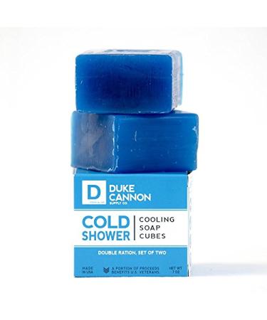 Duke Cannon Cold Shower Cooling Soap Cubes 7 Ounce