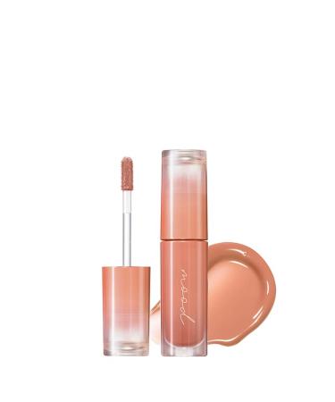 Peripera Ink Mood Glowy Tint  Lip-Plumping  Naturally Moisturizing  Lightweight  Glow-Boosting  Long-Lasting  Comfortable  Non-Sticky  Mask Friendly  No White Film (09 NUDE TO HEART)