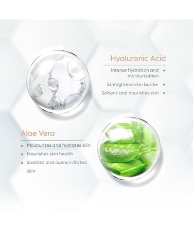 Serum Facewash 100ml | Hyaluronic Acid & Aloe Vera for Soft Nourished Skin | Gentle Cleansing & Barrier Strengthening - Buy Online on GoSupps.com