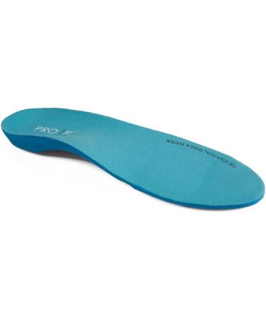 Pro11 Wellbeing Dual Shock Orthotic Sports Insole - Balance Correction & Support for Over Pronation/Plantar Fasciitis (9-10.5) Blue - Buy Online on GoSupps.com