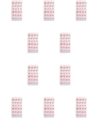 10 Set of 1 Set Christmas Nail Wraps Cartoons Style Toe Adorable False Fingernails Children Art Decals Beauty Tool Manicure - Buy Online on GoSupps.com