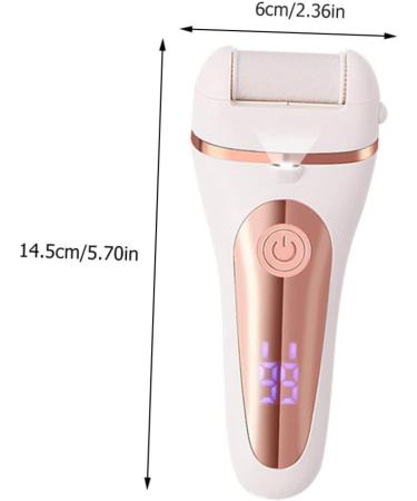1pc Pedicure Pedicure Foot Scrubber Exfoliating Calluses Electric Heel Scraper Foot Heel Foot Scrubber Electric Tool Waterproof Abs Feet - Buy Online on GoSupps.com
