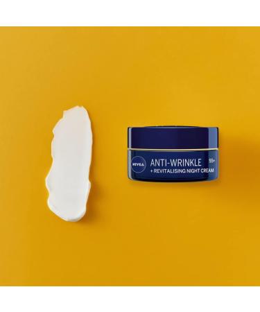NIVEA Anti-Wrinkle and Revitalizing Night Cream 55+ 50 ml - Buy Online on GoSupps.com