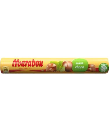 Marabou Lot de 2 rouleaux de chocolat Menthe 78 g