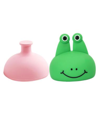 Minkissy Sput mug for old men sputum remover silicone hand surface hood remover glasses holder stand mucus toddlers sputument remover masager glasses baby bodies 2 pieces 7.9x7.8cm different colors 2.