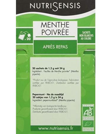  NUTRISENSIS NutriSensis - Organic Peppermint After Meal Infusions 20 Sachets 24 g - Buy Online on GoSupps.com