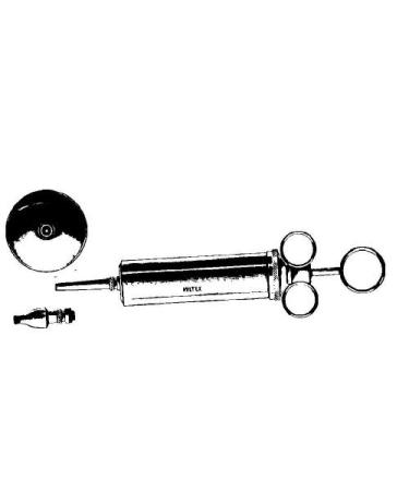 Ear Syringe Metal- 2 Oz.