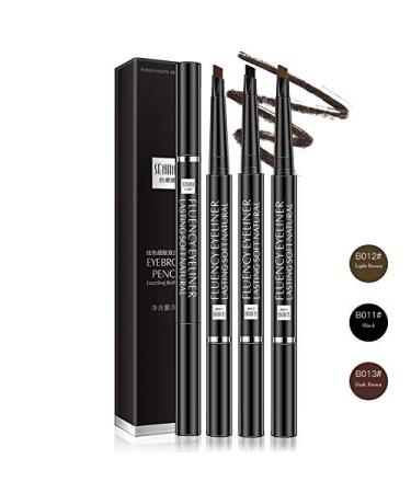 Bodermincer Automatic Waterproof Eyebrow Pencil (B012-Light Brown) - 3 Color Options - Buy Online on GoSupps.com