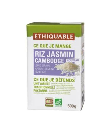 Ethiquable Riz Jasmin Cambodge Bio 500 g