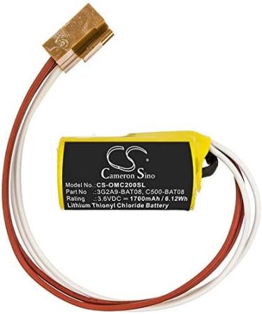 Replacement Battery for Omron C1000H C1000HF C120 C120F C20 C2000H C20P C20PF C28P C28PF C40P C40PF - 1700mAh/3.6V Compatibility | International Shipping Available - Buy Online on GoSupps.com